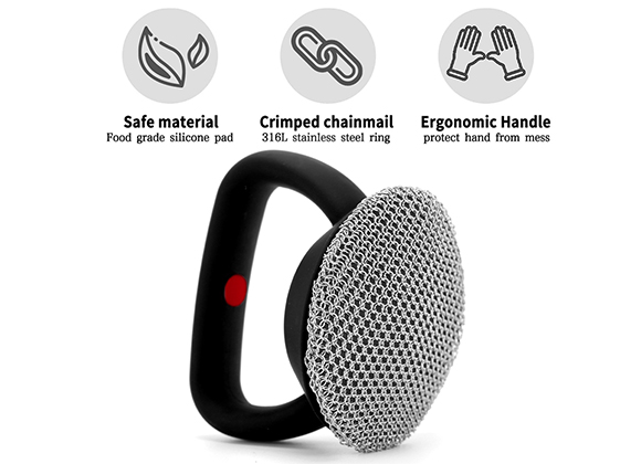 FORTATO upgarded structure cast iron scrubber